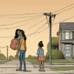 Virginia Mom Convicted After 5‑Year‑Old Walked Alone — AI-generated editorial illustration