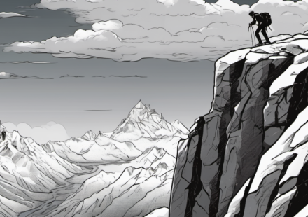 Tragic Fall Claims Climber on Colorado 14er Near Aspen — AI-generated editorial illustration
