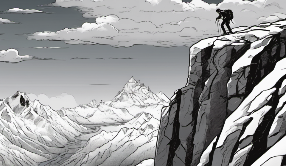 Tragic Fall Claims Climber on Colorado 14er Near Aspen — AI-generated editorial illustration