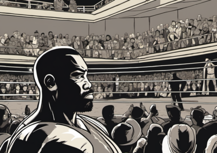 Malakai Black Honors Late Friend Andy 'The Butcher' Williams in Emotional Championship Moment — AI-generated editorial illustration