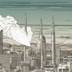 Russia Fires Missiles at Kyiv After U.S. Envoys’ Peace Visit — AI-generated editorial illustration