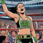 Bayley’s Surprise Return on 9/7 Raw Sparks Contract Rumors — AI-generated editorial illustration