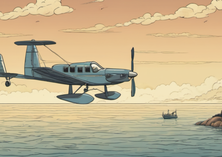 Missing Small Plane Near Bahamas Leaves Florida Family in Lurch — AI-generated editorial illustration