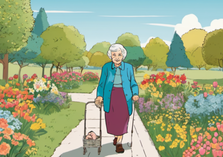 105-Year-Old Credits Faith, Fitness, and Food for Longevity — AI-generated editorial illustration