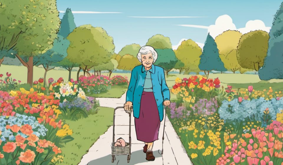 105-Year-Old Credits Faith, Fitness, and Food for Longevity — AI-generated editorial illustration