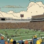 Week 1 College Football Superlatives: Hail Mary, Kiffin’s LSU Debut, CFP Ripples — AI-generated editorial illustration