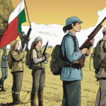 Lithuania Trains Civilians to Defend Against Hypothetical Russian Invasion — AI-generated editorial illustration