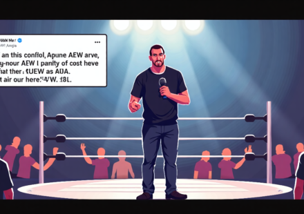 RUSH Declines AAA Offer, Reaffirms AEW Commitment — AI-generated editorial illustration