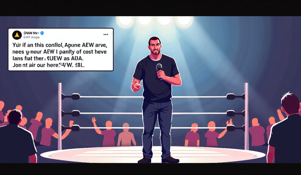RUSH Declines AAA Offer, Reaffirms AEW Commitment — AI-generated editorial illustration