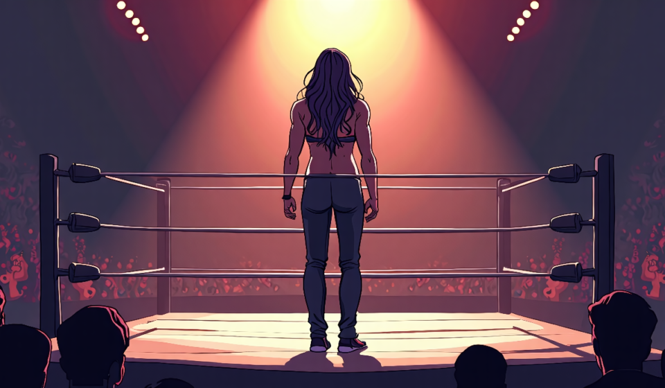 Bayley Returns to WWE, Signs New Contract After Surprise Raw Debut — AI-generated editorial illustration