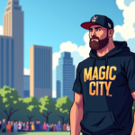 WWE Shop Unveils Magic City Gear for Atlanta Main Event — AI-generated editorial illustration