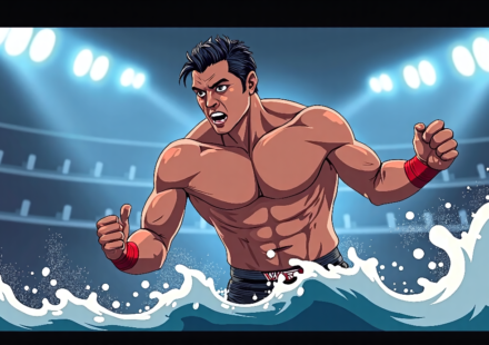 Bronson Reed Defends Tsunami Finisher After WWE Return — AI-generated editorial illustration