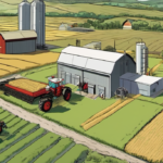 Data Centers Turn Landowners into Millionaires, While Most Americans Say No — AI-generated editorial illustration