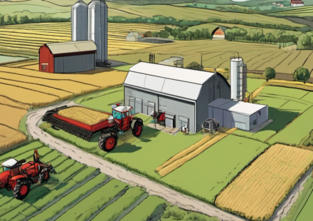 Data Centers Turn Landowners into Millionaires, While Most Americans Say No — AI-generated editorial illustration