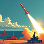 Iran‑Backed Attacks Threaten Second Oil Chokepoint, Raising U.S. Consumer Risks — AI-generated editorial illustration