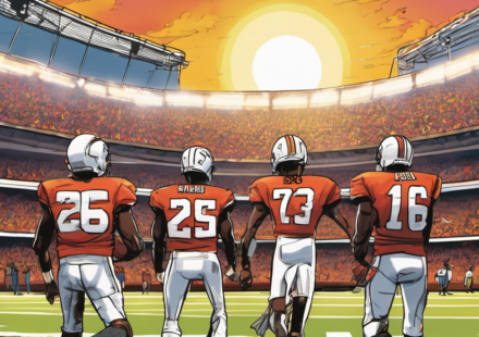 Flag‑Bearing Stars: 5 NFL Figures Set to Exceed 2026 Expectations — AI-generated editorial illustration