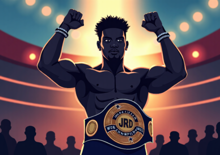 Malakai Black Wins PROGRESS World Title in Emotional, Stress‑Heavy Show — AI-generated editorial illustration