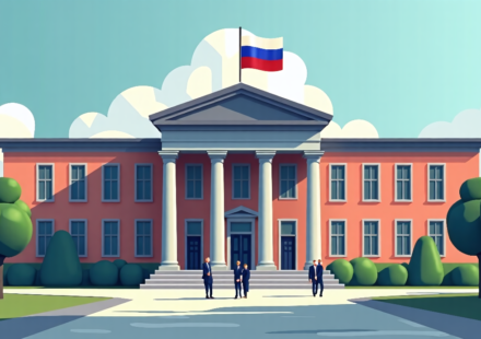 Hungary Expels 10 Russian Diplomats Over Unacceptable Conduct — AI-generated editorial illustration