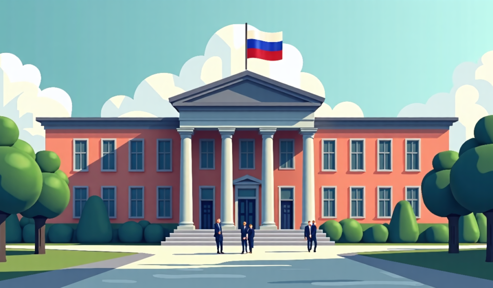 Hungary Expels 10 Russian Diplomats Over Unacceptable Conduct — AI-generated editorial illustration