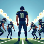 Seahawks’ New Offense Faces Immediate Test Against Patriots — AI-generated editorial illustration