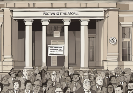 Families Urge Mayor Mamdani to Skip 9/11 Memorial — AI-generated editorial illustration