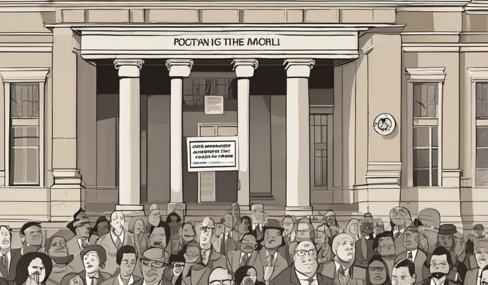 Families Urge Mayor Mamdani to Skip 9/11 Memorial — AI-generated editorial illustration