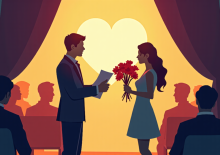 Gwyneth Paltrow Reflects on ‘Love at First Sight’ with Brad Pitt — AI-generated editorial illustration