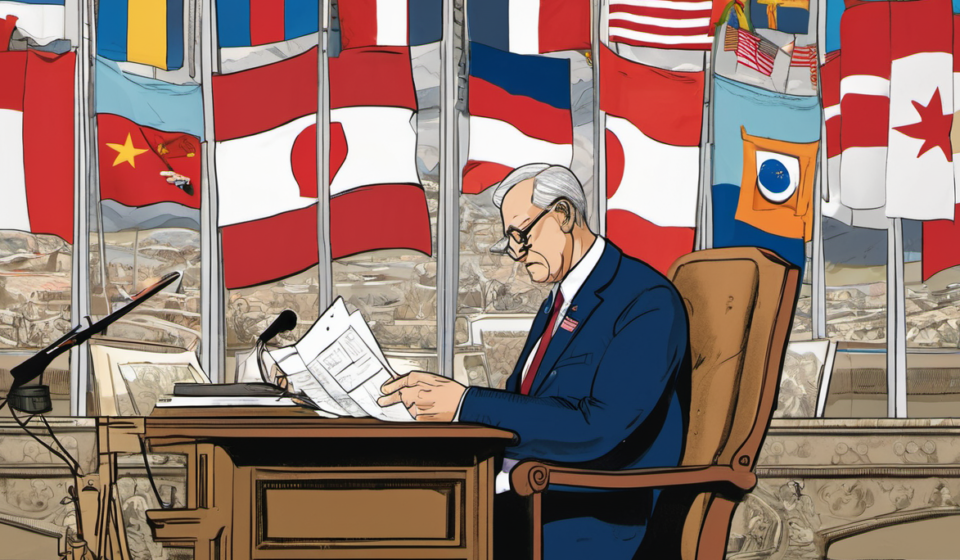 Philippines Defense Chief Calls Out China Over Coercive Note at Seoul Forum — AI-generated editorial illustration