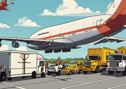Five Victims Identified After Amazon Cargo Jet Crash at Miami Airport — AI-generated editorial illustration