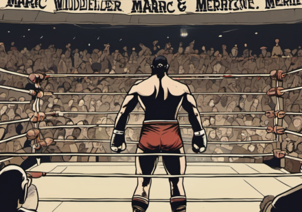 Legendary French Wrestler Marc Mercier Dies at 68 — AI-generated editorial illustration