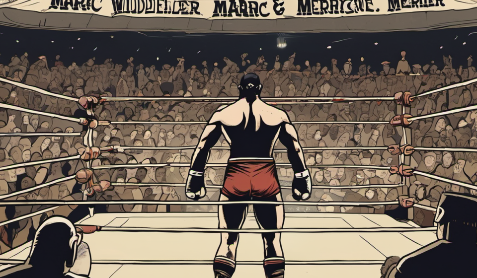 Legendary French Wrestler Marc Mercier Dies at 68 — AI-generated editorial illustration
