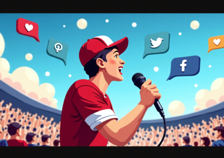 Ole Miss Fan Sara Smith Goes Viral, Receives Flood of DMs — AI-generated editorial illustration