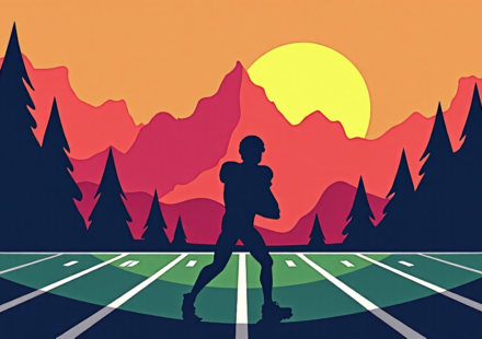 Mahomes Mountain Week 1: Who’s the Top QB? — AI-generated editorial illustration
