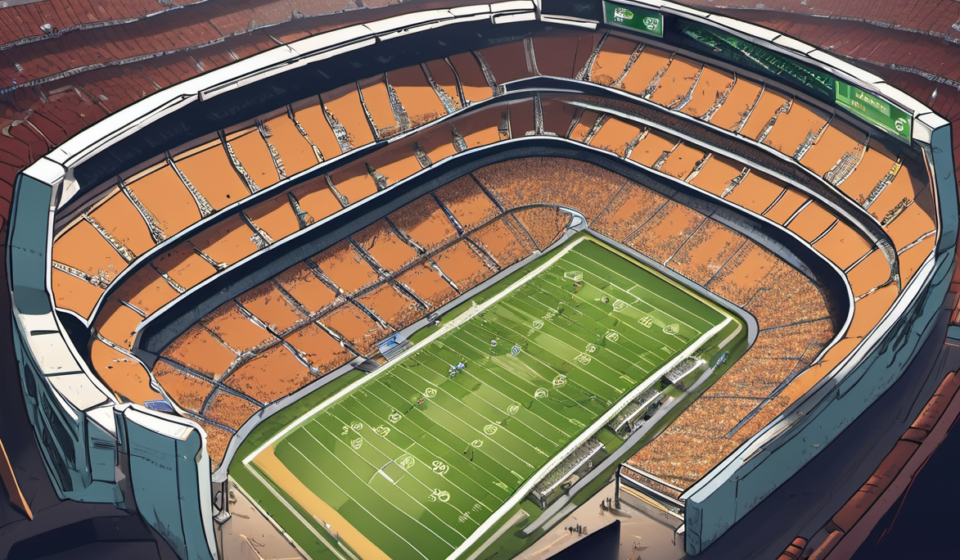 DraftKings Offers $5M Bonus Bets for Patriots vs. Seahawks Showdown — AI-generated editorial illustration