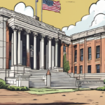 SEC Threatens to Expel LSU Over Governance Issues — AI-generated editorial illustration