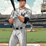 Aaron Judge Returns to Yankee Stadium, But the Team Still Needs Him to Play It Safe — AI-generated editorial illustration