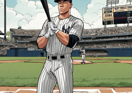 Aaron Judge Returns to Yankee Stadium, But the Team Still Needs Him to Play It Safe — AI-generated editorial illustration