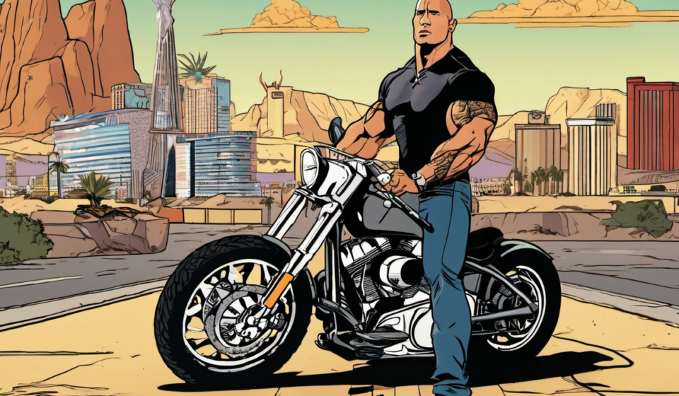 The Rock Shares Life Lessons After Announcing New Film — AI-generated editorial illustration