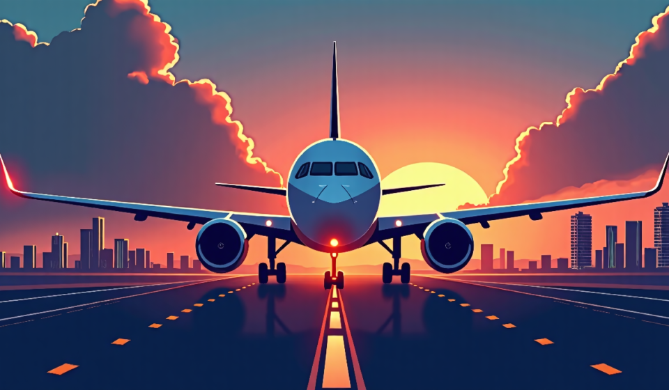 Amazon Cargo Plane’s Braking Failure Highlights Safety Concerns — AI-generated editorial illustration