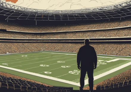 Aaron Donald Skips Melbourne Opener, Leaving Rams Without Their Star DL — AI-generated editorial illustration