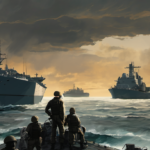 U.S. Forces Destroy Five Iranian Oil Tankers, Tehran Responds with Air Strikes — AI-generated editorial illustration