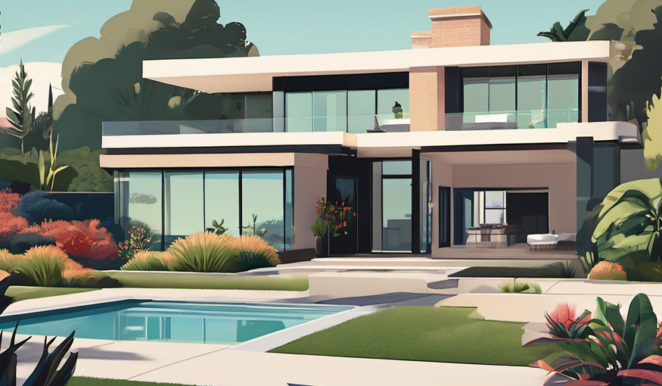 Selena Gomez Nets $5.4 Million Selling Her L.A. Estate — AI-generated editorial illustration