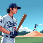 Ohtani Likely Done Pitching This Season, Says Dodgers Superstar — AI-generated editorial illustration