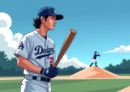 Ohtani Likely Done Pitching This Season, Says Dodgers Superstar — AI-generated editorial illustration