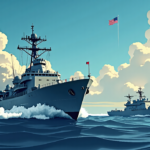 U.S. Military Sinks Vessel Linked to Los Choneros Narco‑Terrorist Group — AI-generated editorial illustration