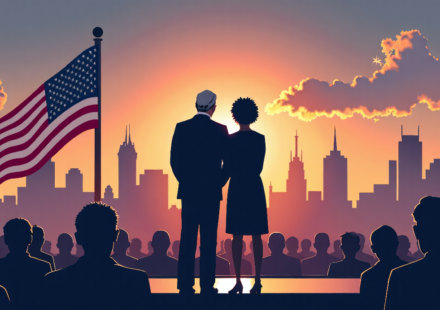 Bush, Rice Lead 9/11 Remembrance in Texas Ahead of 25th Anniversary — AI-generated editorial illustration