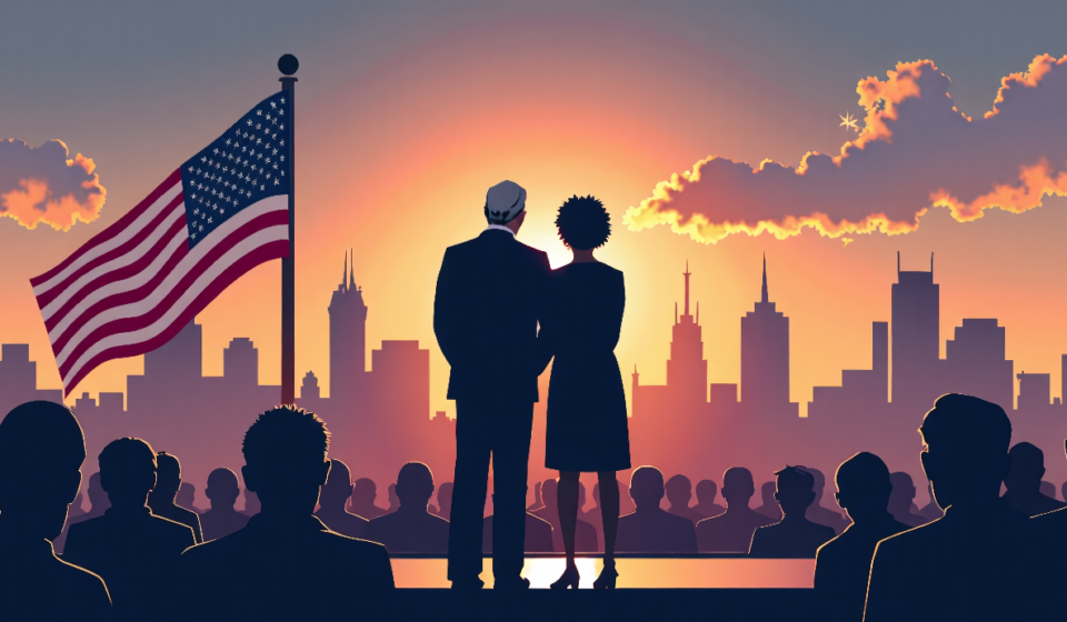 Bush, Rice Lead 9/11 Remembrance in Texas Ahead of 25th Anniversary — AI-generated editorial illustration