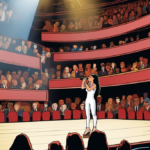 From Broadway’s Young Star to Glee’s Powerhouse: The Rise of Lea Michele — AI-generated editorial illustration