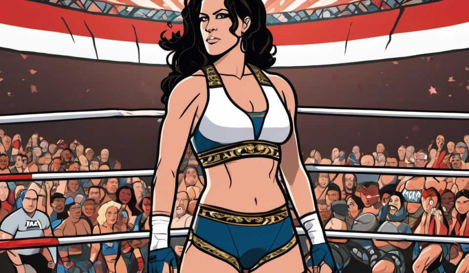 Tessa Blanchard Reflects on Her TNA Legacy and Sami Callihan Rivalry — AI-generated editorial illustration