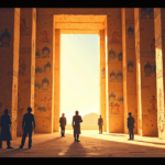 Ancient Egyptian Judge’s Tomb Reveals Vibrant 4,000‑Year‑Old Art — AI-generated editorial illustration